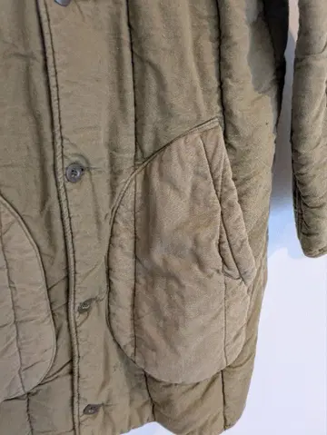 실물 USED 체코군 M-60 라이너 리메이크 코트 포켓 부착