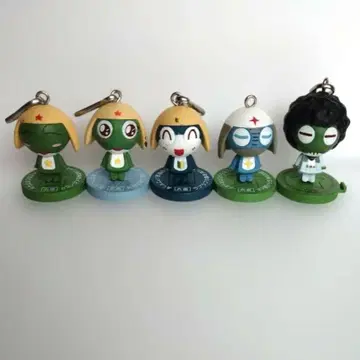 개구리 중사 케로로 피규어 5개 세트