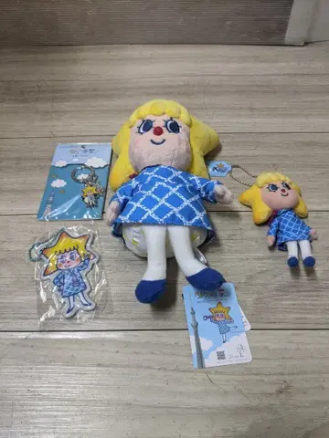 미사용품 소라카라짱 봉제 인형 마스코트 키링 봉제 인형