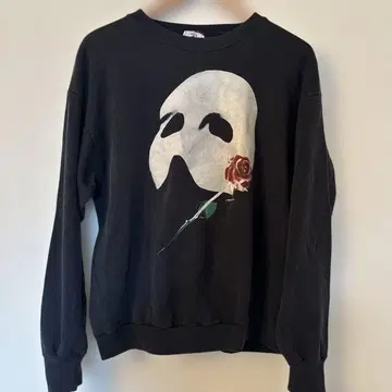 구제 의류 오페라의 유령 맨투맨 트레이닝복 DELTA USA 블랙 XL