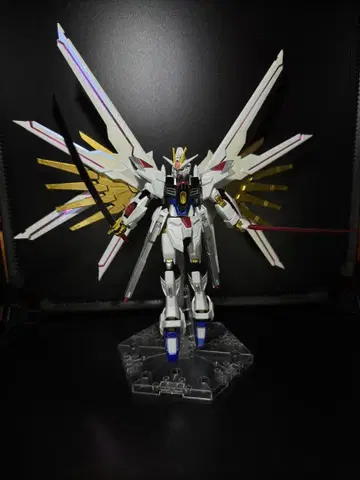 [ 전체 페인팅 ] HGCE 마이티 스트라이크 프리덤 도색 완성품