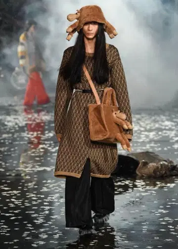 doublet 21aw MONOGRAM JQ KNIT ROMPERS