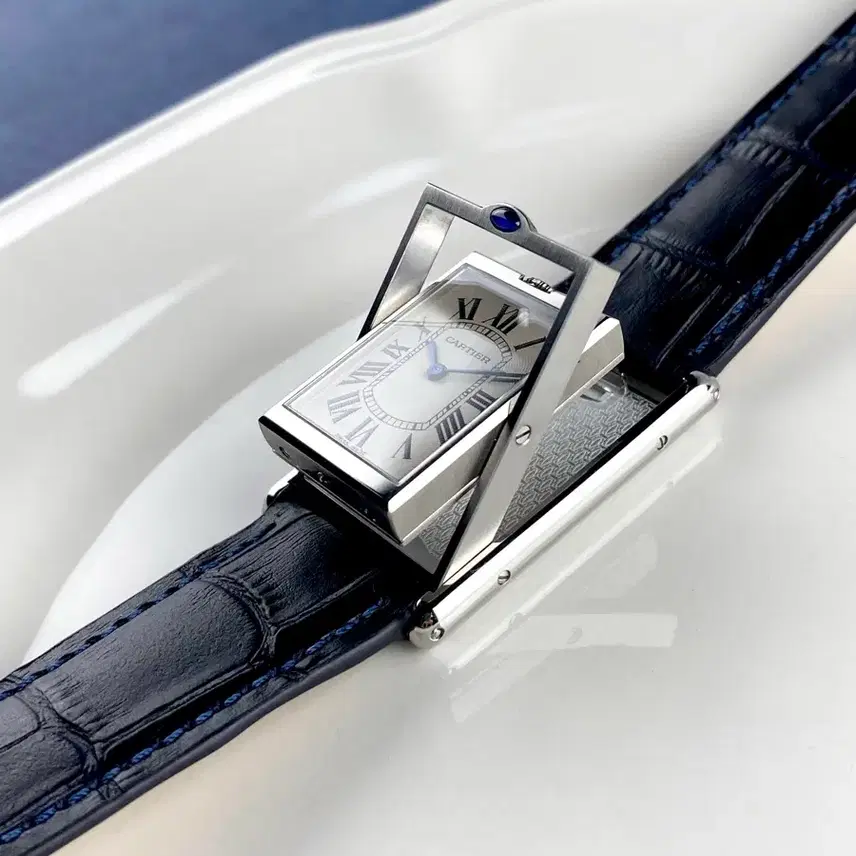 까르띠에 RM님 CARTIER TANK BASCULANTE MECANIQUE 사진 4