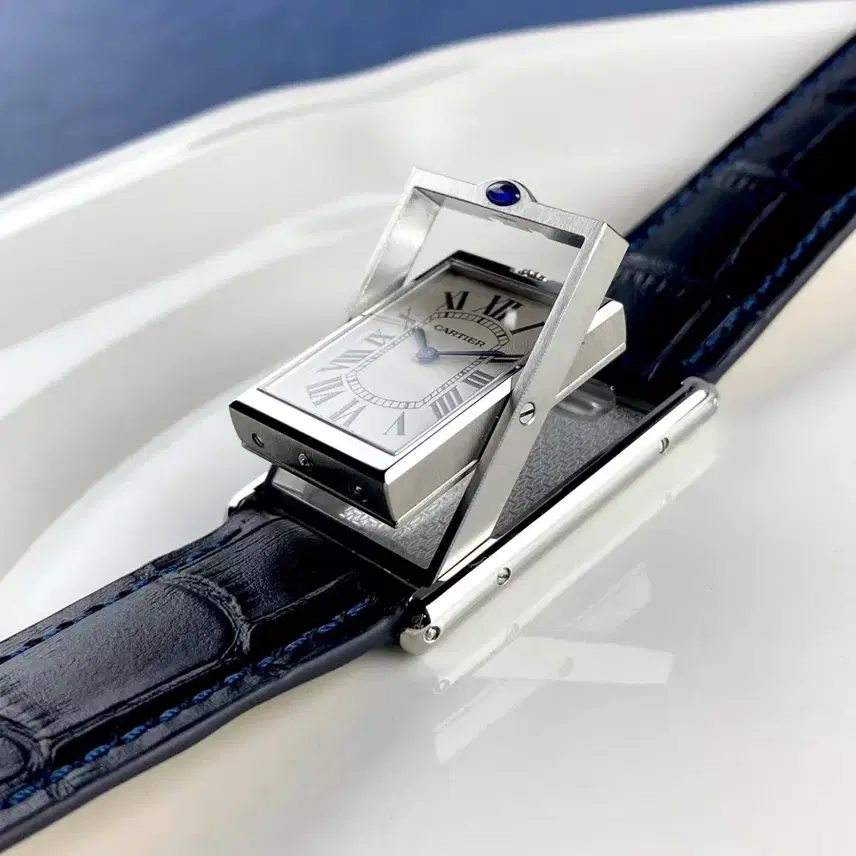 까르띠에 RM님 CARTIER TANK BASCULANTE MECANIQUE 사진 5