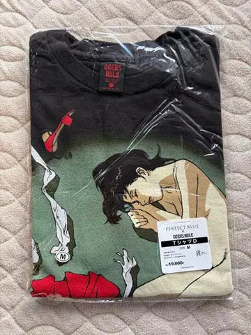 PERFECT BLUE x GEEKS RULE 티셔츠 세트 M 사이즈