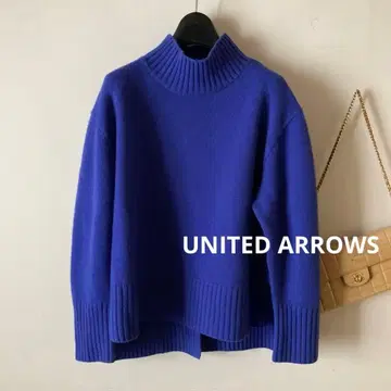 그린 라벨 릴랙싱 기모감 울 하이넥 두툼한 니트 풀오버