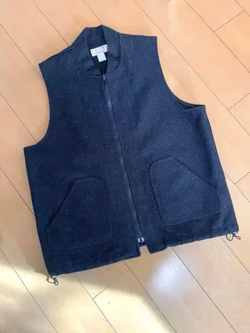 FILSON 빈티지 울 베스트 XL 블랙 그레이