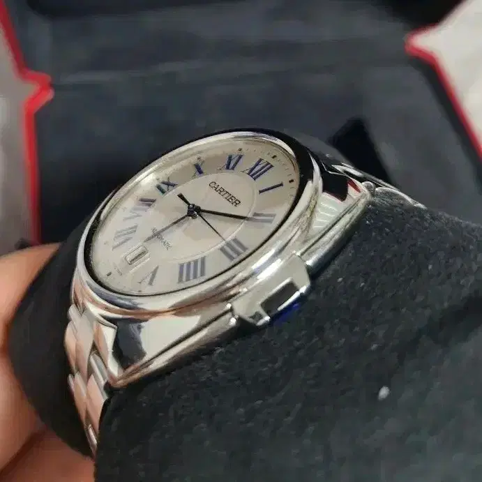 까르띠에 풀세트) 끌레 드 오토매틱 40mm 남성용 풀셋 사진 7