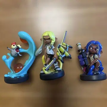 스플래툰 피규어 3체 세트