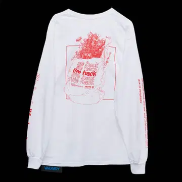 2020년 Vaundy life hack 긴팔 T셔츠 L 바운디