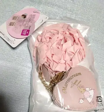 아오키 미사코 산리오 마론크림 하트 파우치 스마트폰 숄더 새상품