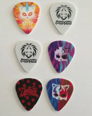 미라큘러스 레이디버그 샤 노와르 기타 피크