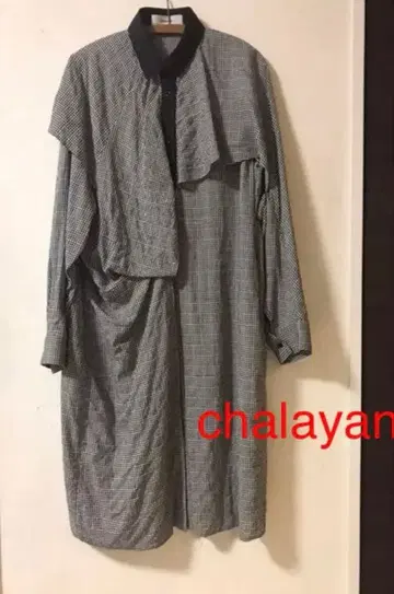 chalayan 차라얀 변형 체크 원피스
