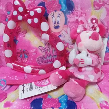 디즈니 미니 팬더랜드 하트풀 반지 & 봉제 인형 참