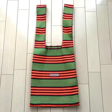 LASTFRAME 리브 편직 토트백