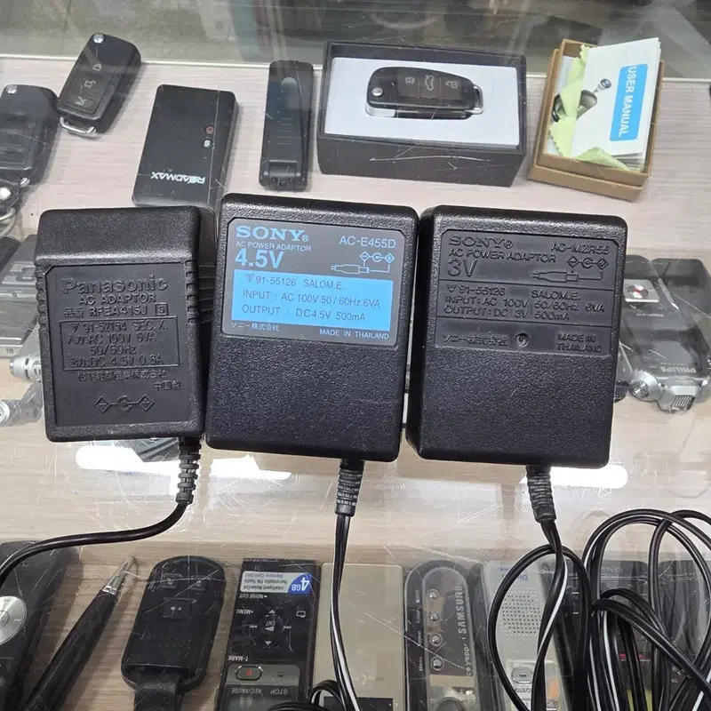 소니 파나소닉 AC 어댑터 4.5V 3V 모음 110v 전용
