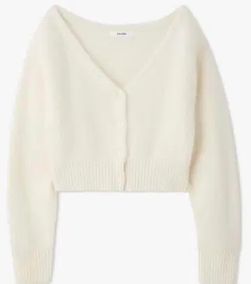 스나이델 폭스 알파카 숏 가디건