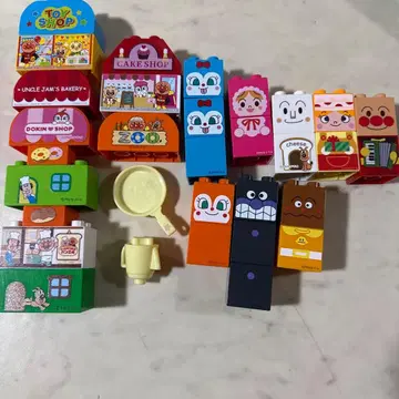 호빵맨 블록라보 캐릭터 완구점 케이크 가게 상점 묶음 판매