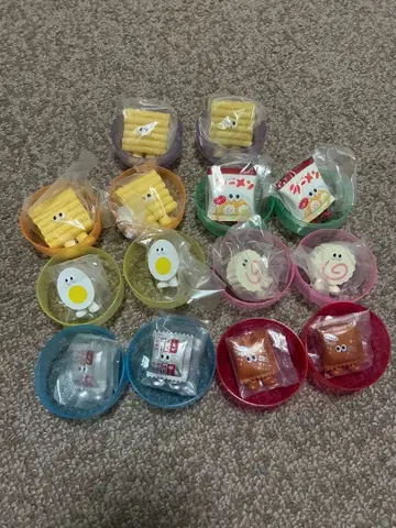 우리들 봉지라면 마스코트 피규어 가챠 컴플리트