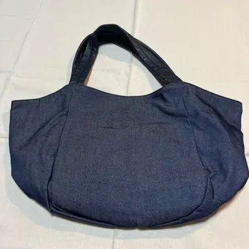 크레센트 데님 토트