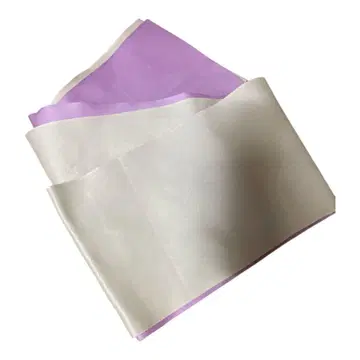 보라색과 화이트 반폭 오비 기모노 착용법 유카타 여성용