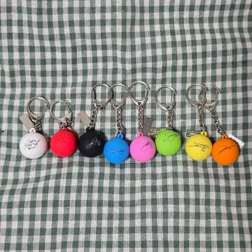 nct127 the unity 사인볼 키링 8종 세트