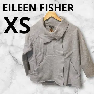 [ 새상품급 ] EILEEN FISHER 100% 울 XS 비대칭 겨울