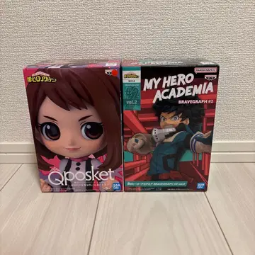 나의 히어로 아카데미아 피규어 2체 세트 우라라카 오챠코 미도리야 이즈쿠