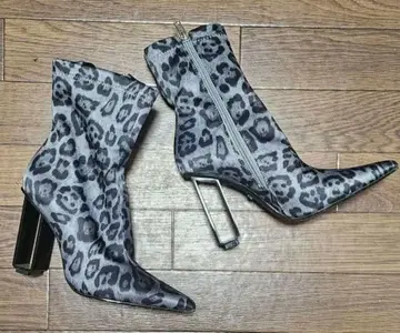 표범 무늬 부츠 YELLO