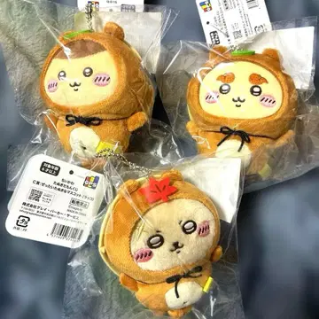 치이카와 (먼작귀) 너구리다몽 복권 C상 3개 세트