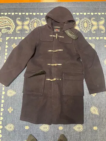 글로버올 빔즈 별주 네이비 더플 코트 beams 콜라보