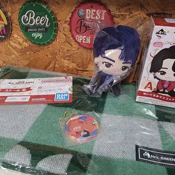 미세스 그린애플 제일복권 봉제 인형 스톨 참 와카이 오오모리