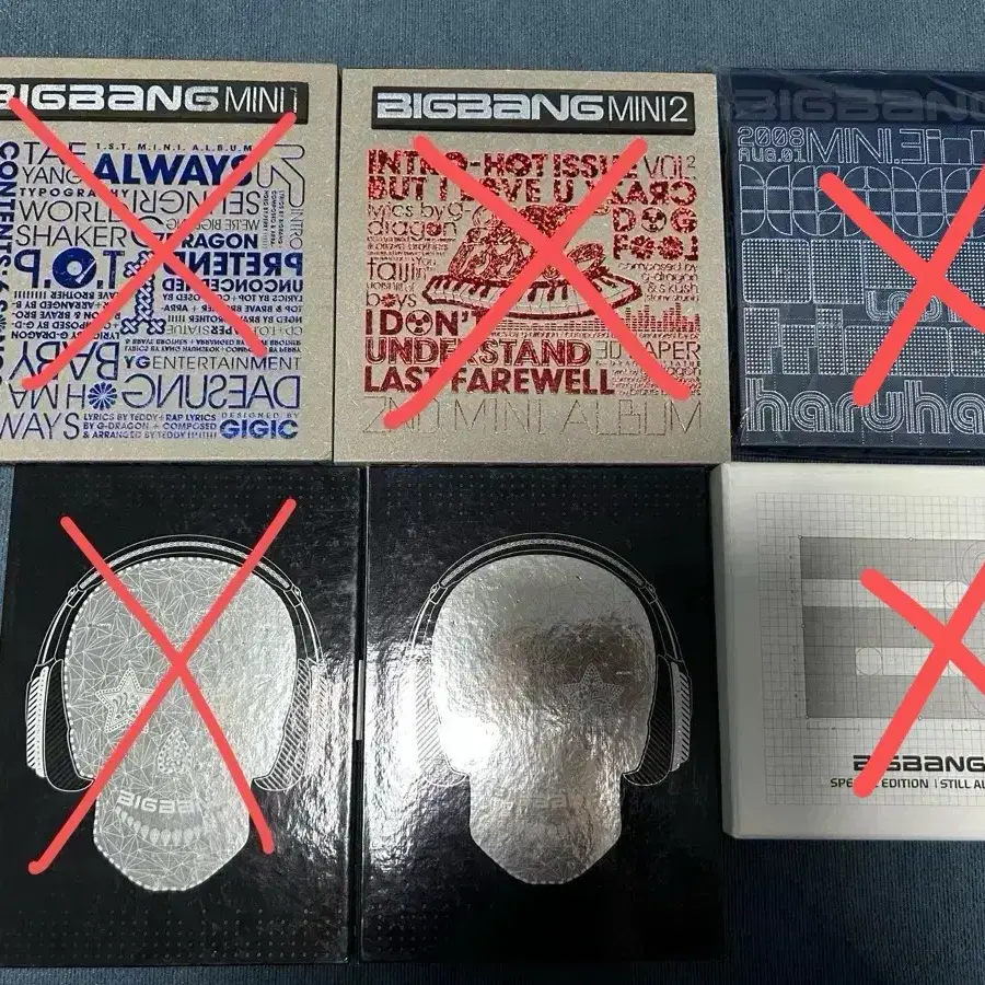 激レア！BIGBANG MINI アルバム 1 & 2セット 激レア！BIGBANG MINI アルバム 1 & 2セット