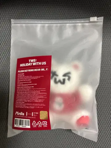 TWS HOLIDAY WITH US PLUSH KEYRING (BEAR)