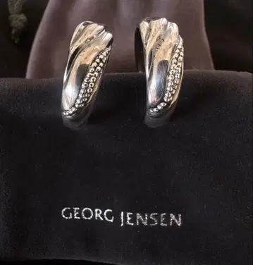 GEORG JENSEN 조지 젠슨 이어커프 클래식 패턴 조각