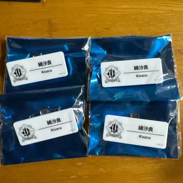 니지산지 페스티벌 2025 네임 배지 키사라