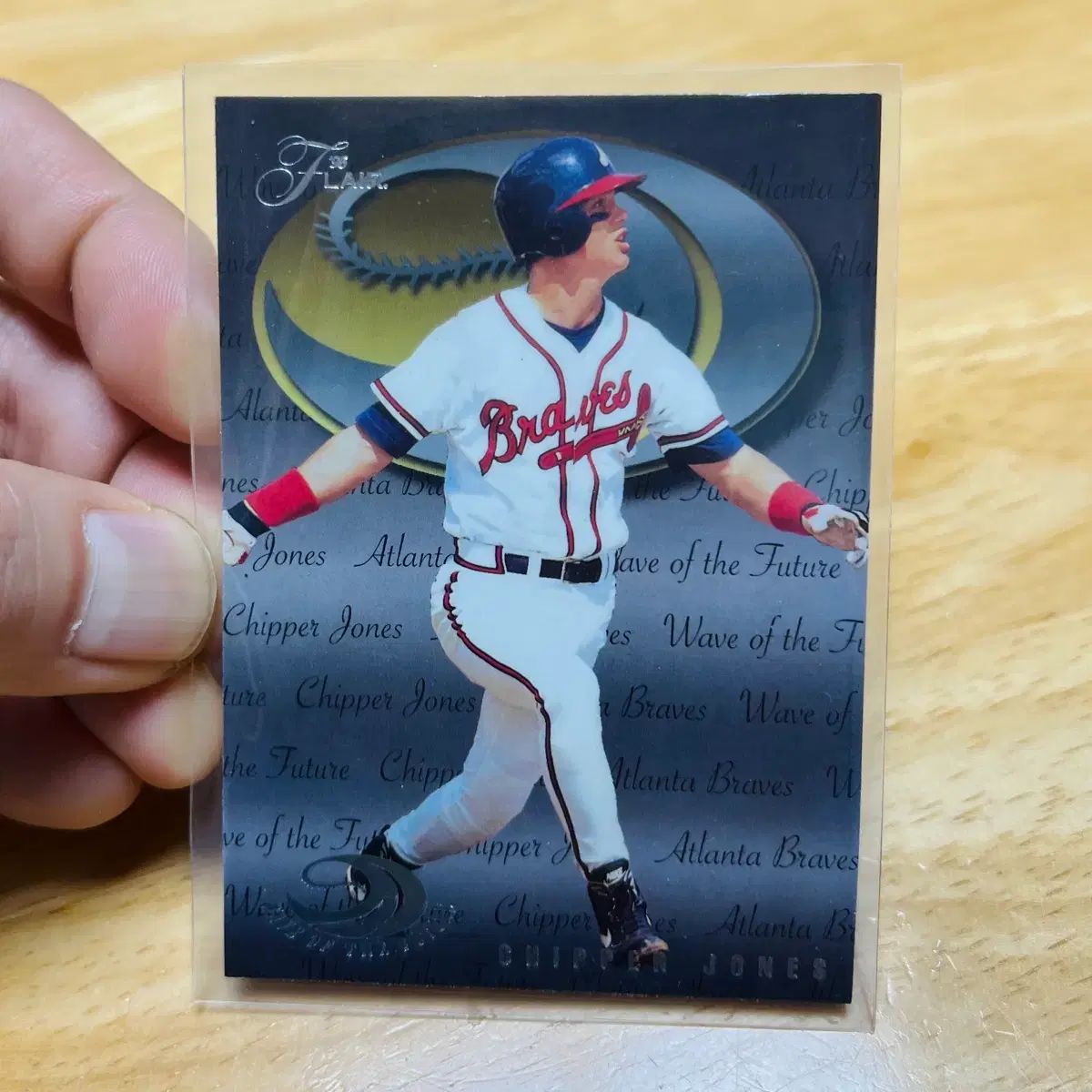 플레어 치퍼 존스 MLB 야구 카드 애틀랜타 브레이브스 1995