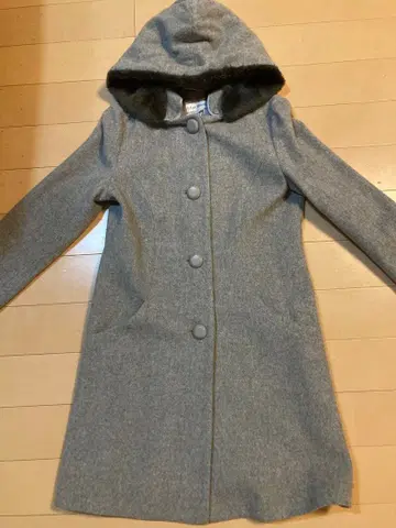 Lui Chantant 울 코트 38 그레이 월드