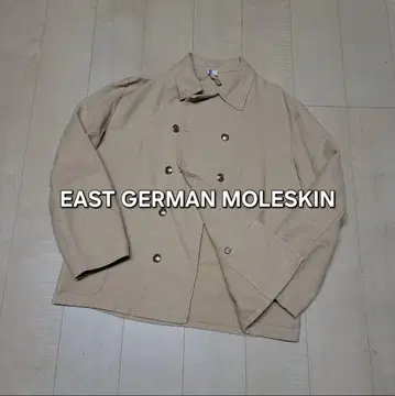60s 동독 몰스킨 더블 브레스트 체인지 버튼 자켓