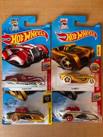 핫휠 크리스마스 카 4종