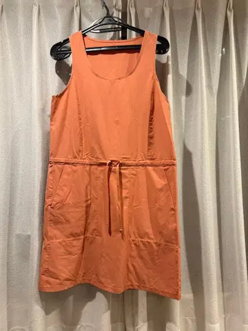 Patagonia 슬리브리스 무릎 기장 원피스 오렌지