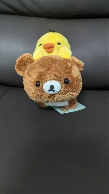 갈색곰 초기 봉제 인형 네 발로 걷는 모습 키이로이토리