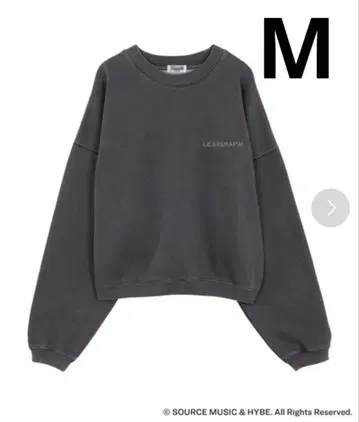 르세라핌 x 조조타운 맨투맨 트레이닝복