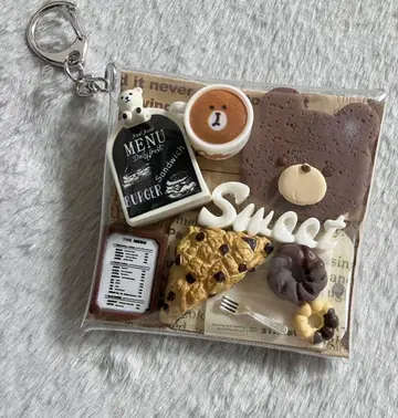 가챠 파우치 [ 곰돌이 코코아 쿠키 초코 스콘 ]