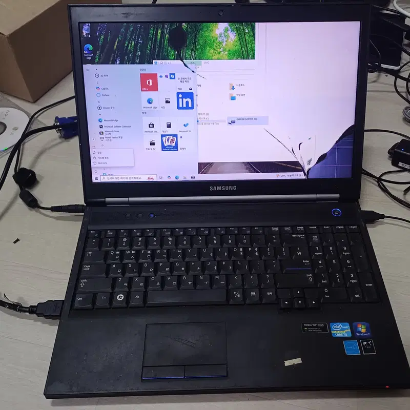 부품용 삼성노트북 NT200B5B-S51/C CPU,서브보드,CD-ROM