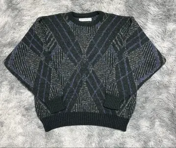 JANTZEN 총 패턴 니트 스웨터 XL USA제 기하학 패턴 구제 의류