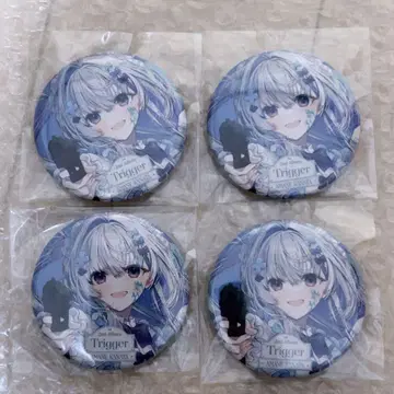 아마네 카나타 앨범 특전 trigger 캔뱃지 4개 미개봉 새상품