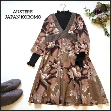 오스티아 재팬 의류 올 패턴이 멋진 블라우스 튜닉 원피스 / 교토 일본제