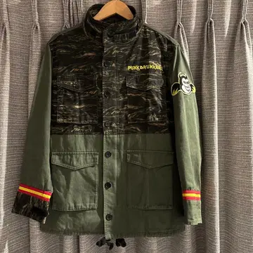 펑크 드렁커스 밀리터리 자켓