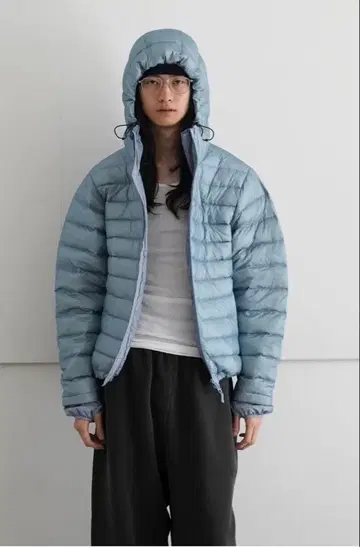 산산기어 san san gear 다운 자켓 사이즈 2 gorpcore